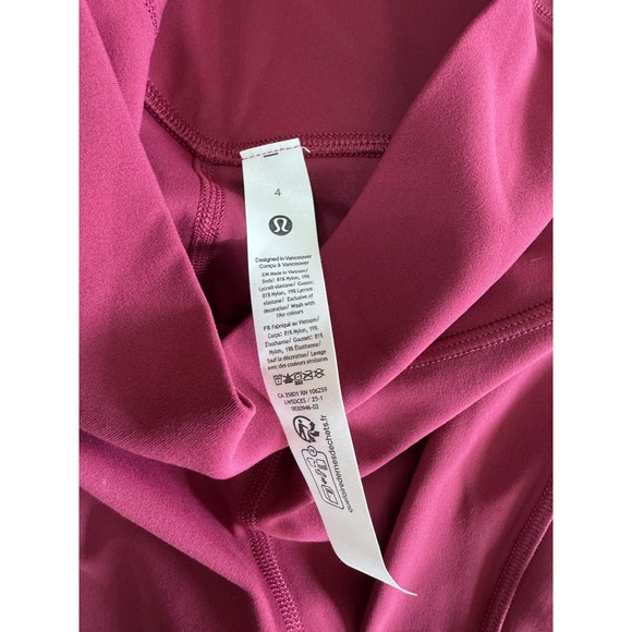 New Lululemon Align HR Pant 25" Size 4 Legging W/Pockets Smoke Magenta NWT - Picture 6 of 11
